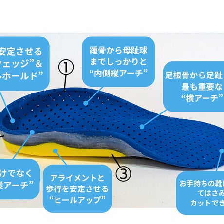 【本購入】ダウン症専用どこでもインソール『すてっぷ』