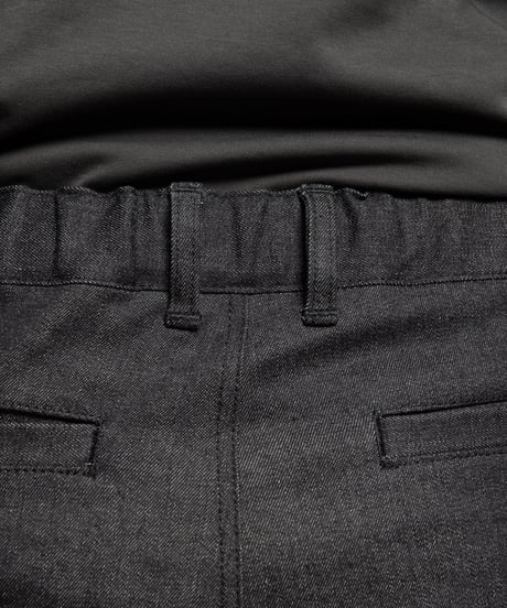 ストレートデニムパンツBLACK
