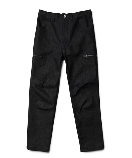 カーゴデニムパンツBLACK