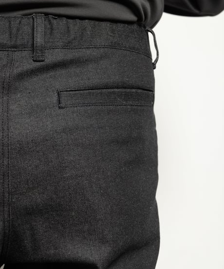 ストレートデニムパンツBLACK