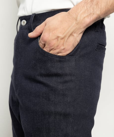 ストレートデニムパンツNAVY