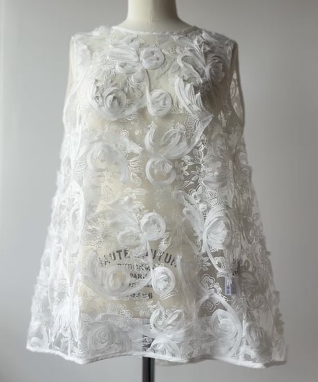 3Dレーストップス（WHITE）