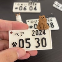 【サイベリアン】うちの子ニャンバープレート｜3D立体フルデザイン・名入れOK