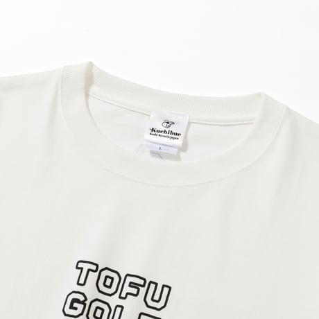 TOFU GOLF SHOP Tシャツ ホワイト×ブラック