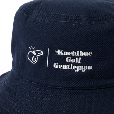 TOFU バケット by Kuchibue Golf Gentleman ネイビー×ホワイト