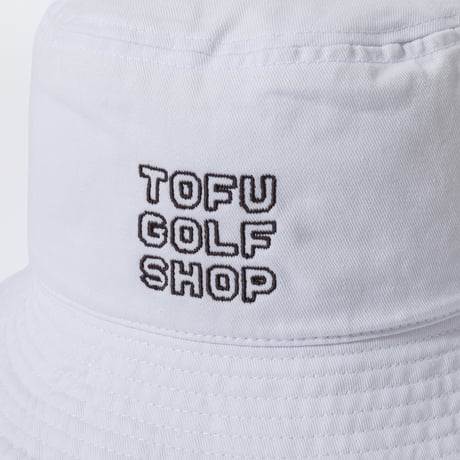 TOFU バケット by Kuchibue Golf Gentleman ホワイト×ブラック