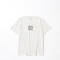 TOFU GOLF SHOP Tシャツ ホワイト×ブラック