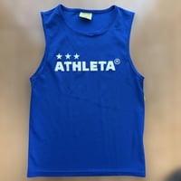 ATHLETA ノースリーブ タンク ブルー