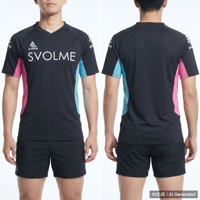 SVOLME プラクティスシャツ ブラック Lサイズ