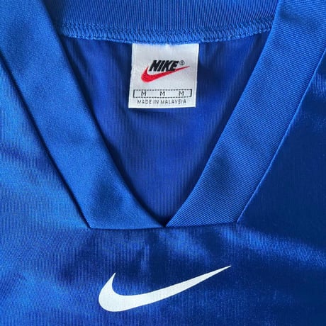 NIKE サッカー プラクティス シャツ ブルー M