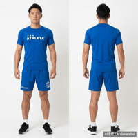ATHLETA アスレタ ユニフォーム 上下セット ブルー Mサイズ