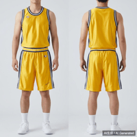 Champion バスケットボール部 ユニフォーム 上下セット S 光沢