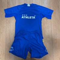 ATHLETA アスレタ ユニフォーム 上下セット ブルー Mサイズ