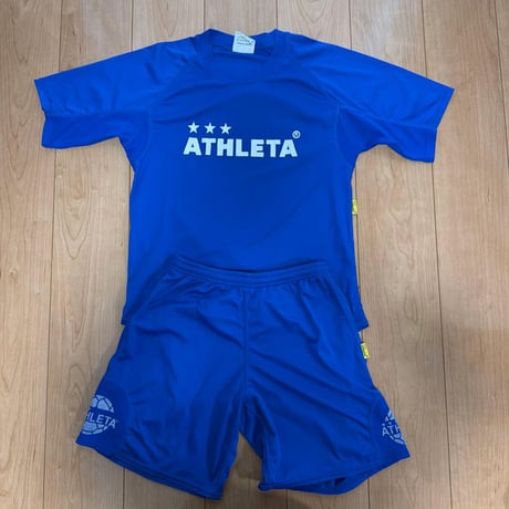 ATHLETA アスレタ ユニフォーム 上下セット ブルー Mサイズ