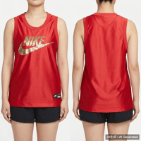 NIKE ノースリーブシャツ レッド レディース Mサイズ