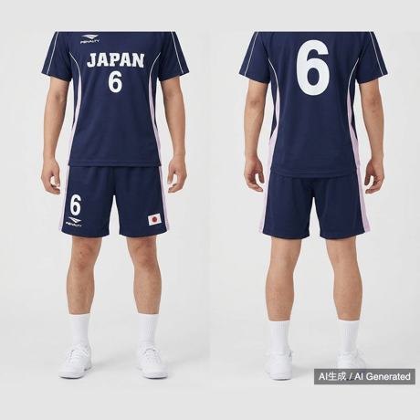 ペナルティ 日本代表 ハンドボールユニフォーム 上下 セット 6
