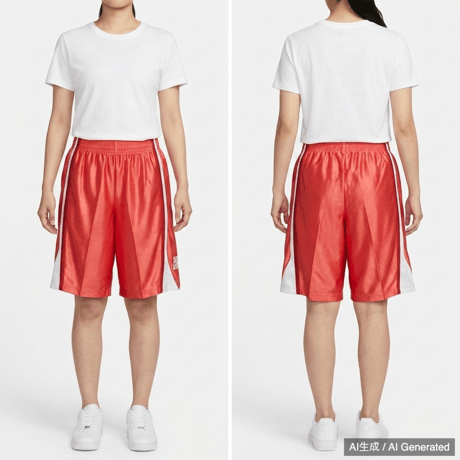 NIKE バスケットボールパンツ レッド レディースL