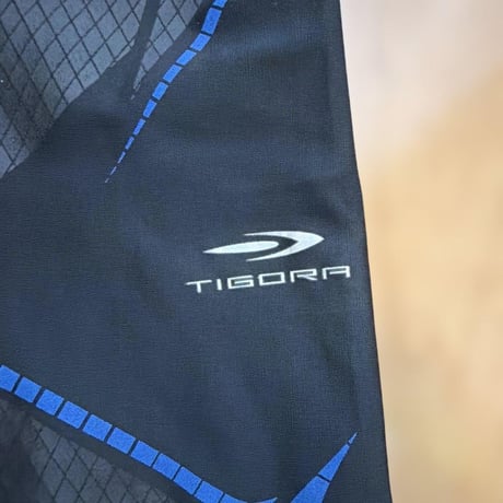 TIGORA スポーツタイツ ブラック ブルー Mサイズ