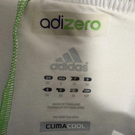 adidas テニスウェア 上下セット ホワイト グリーン レディースM
