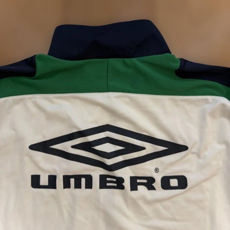 UMBRO ジャージ セットアップ ネイビー ホワイト グリーン 上M 下O