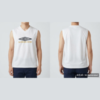 UMBRO ノースリーブシャツ ホワイト