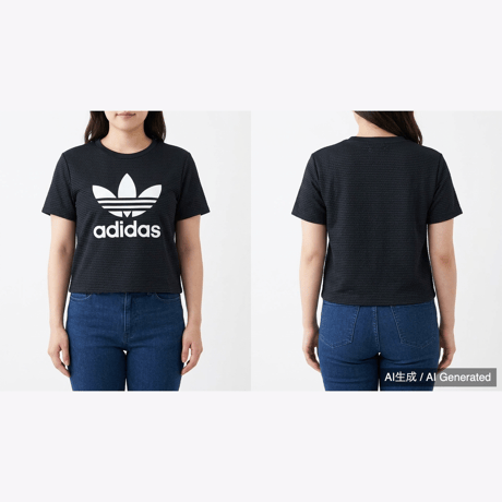 adidas ブラック レディース Tシャツ M