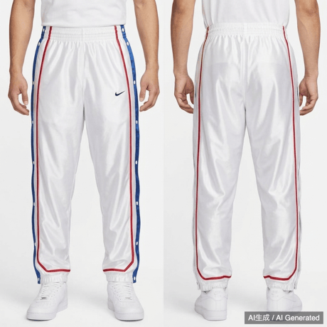 Nike DRI-FITバスケットボール スナップ パンツ XL(M) 光沢
