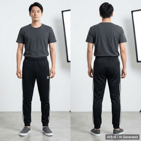 アディダス ブラック トラックパンツ XS