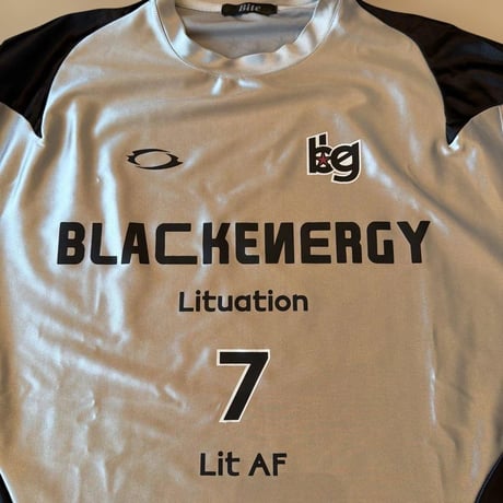 BLACKENERGY ナンバリング 長袖Tシャツ 韓流 光沢