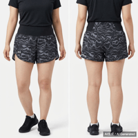 UNDER ARMOUR レディース ランニングショーツ ランパン 黒/グレー