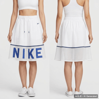 NIKE フレアスカート ホワイト Mサイズ
