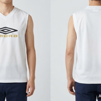 UMBRO ノースリーブシャツ ホワイト