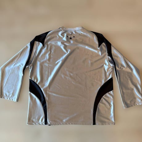BLACKENERGY ナンバリング 長袖Tシャツ 韓流 光沢