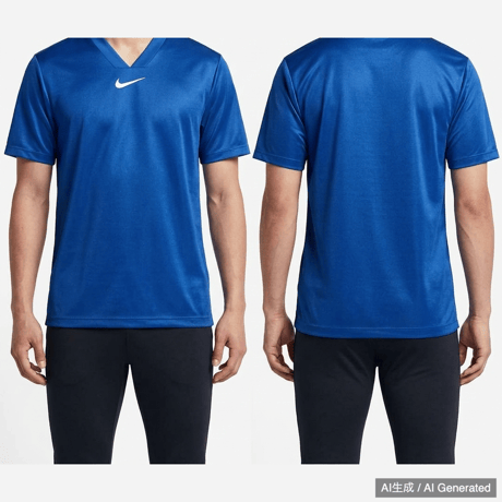 NIKE サッカー プラクティス シャツ ブルー M