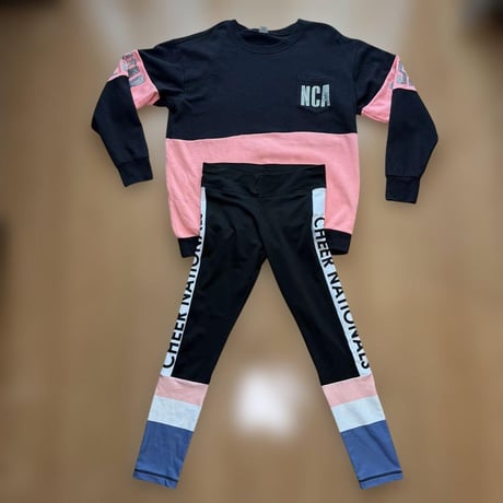 NCA チアリーディング キッズ ウェア 上下セット