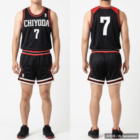 レトロ NBA CHIOYDA ユニフォーム サイズLL 番号7 上下 セット