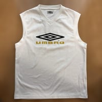 UMBRO ノースリーブシャツ ホワイト