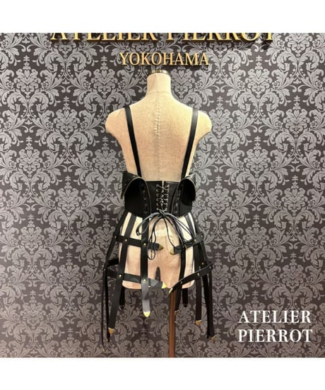 ATELIER-PIERROT/アトリエピエロ  Sealed Cage Corset Harness（ブラック）