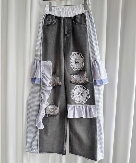 mother's made/マザーズメイド 604501 デニムリメイクパンツ＊