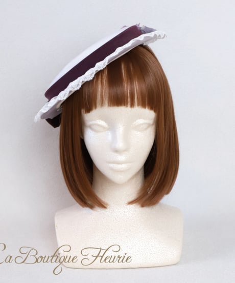 Mignonne Vintage／La Boutique Fleurie ミニキャノチェ  -ラベンダー-