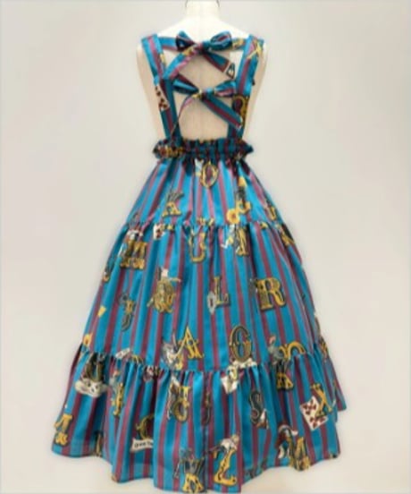 Perla nell' ostrica　125045-1  Alice in Wonder Glyph skirt（Blue）