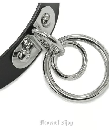 Deorart/ディオラート  BY2099 Ring design choker 2連 リング チョーカー パンク/シドリング/首輪