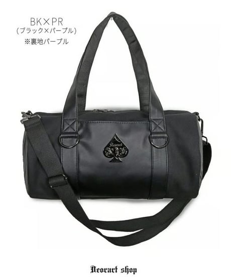 Deorart/ディオラート  BG010 [3way] 魔法陣風サークルドラム・ショルダーバッグ [スペード・Spade・Goth bag ]