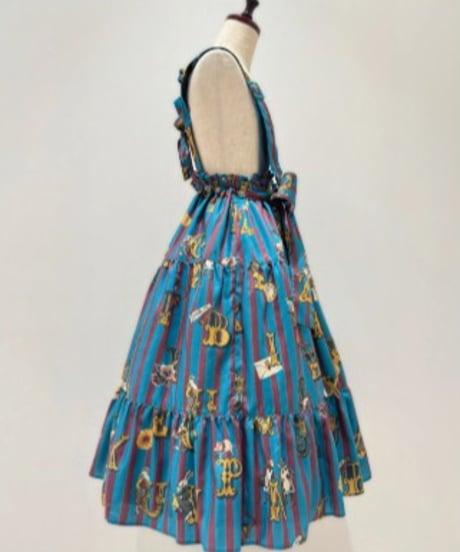 Perla nell' ostrica　125045-1  Alice in Wonder Glyph skirt（Blue）