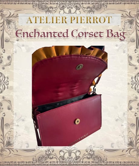 ATELIER-PIERROT／Enchanted Corset Bag（Bordeaux）