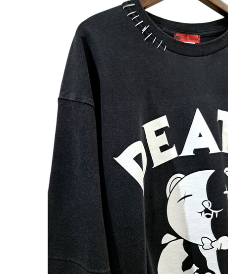 DEATHBEAR/デスベア　【DEATH】stitch custom T-SHIRTS