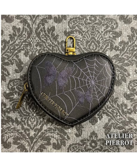 ATELIER-PIERROT／ Pochette a la carte Series 　Coin Purse~Heart~（ブラック）