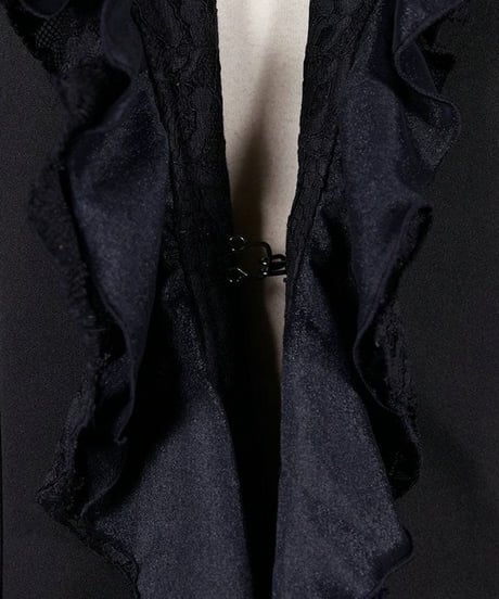 h.NAOTO/エイチ・ナオト　Ruffle Lace Stretch Jacket