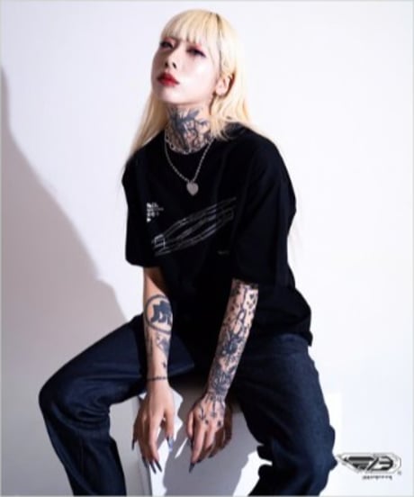 D/3/ディースリー　hexagon　ビッグTシャツ(M/Lサイズ)
