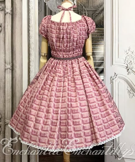 Enchantlic Enchantilly／アンシャンテリー チョコレート ワンピース（ルビーチョコレート）